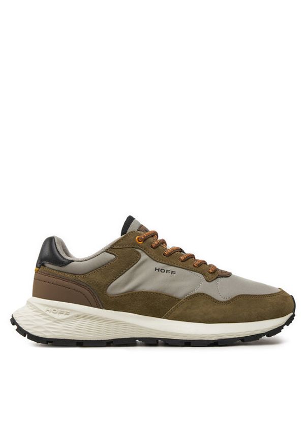 HOFF Sneakersy Lima 22435601 Khaki. Kolor: brązowy. Materiał: zamsz, skóra