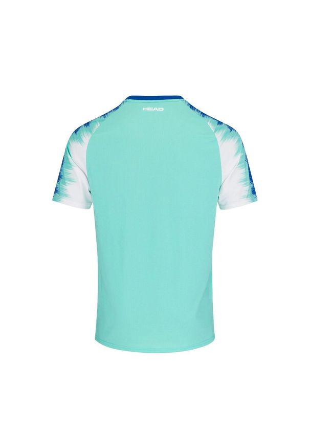 Head - T-shirt męski TOPSPIN. Kolor: niebieski. Materiał: poliester