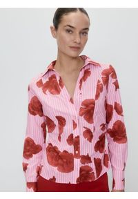 Reserved - Wzorzysta koszula z bawełny - wielobarwny. Materiał: bawełna #1