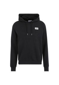 Fila Belfort Hoody, męska bluza. Typ kołnierza: kaptur. Kolor: czarny. Materiał: poliester, bawełna