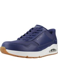 skechers - Tenisówki Skechers Model Uno - Banksia Slip-ins Kolor Niebieski. Kolor: niebieski. Materiał: syntetyk, tkanina