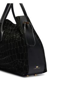 Elisabetta Franchi Torebka BS-19H-61E2-V890 Czarny. Kolor: czarny. Materiał: zamszowe, skórzane #3