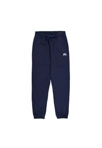 Alpha Industries Spodnie dresowe 156370 Granatowy Regular Fit. Kolor: niebieski. Materiał: bawełna