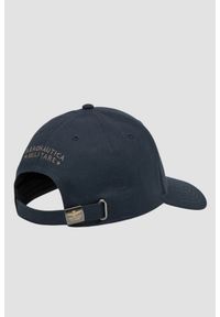 Aeronautica Militare - AERONAUTICA MILITARE Granatowa męska czapka z daszkiem. Kolor: niebieski. Styl: casual, klasyczny, elegancki #4
