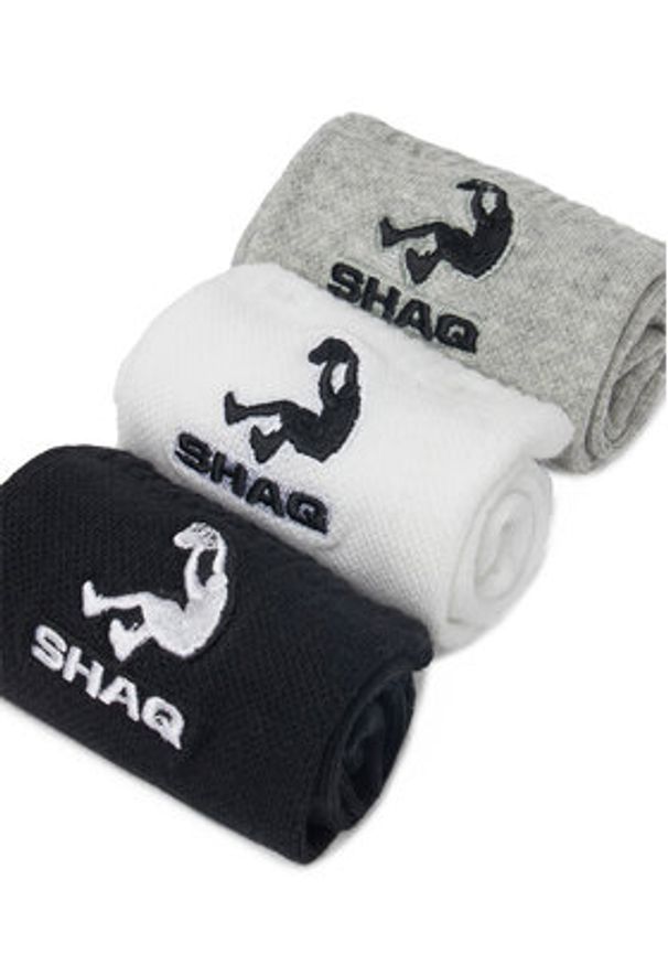 Shaq Skarpety AS_SHQ_H_001W_SS25 (3-PACK) Kolorowy. Materiał: materiał, bawełna. Wzór: kolorowy