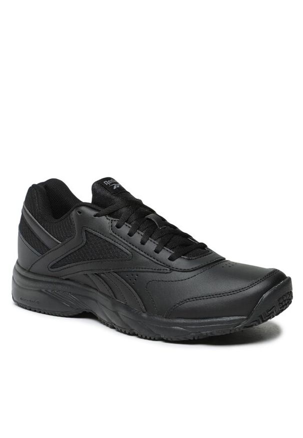 Reebok Sneakersy Work N Cushion 4.0 FU7355 Czarny. Kolor: czarny. Materiał: skóra