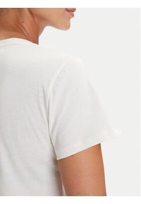Liu Jo Sport T-Shirt TF5162 JS923 Écru Regular Fit. Materiał: bawełna. Styl: sportowy #5