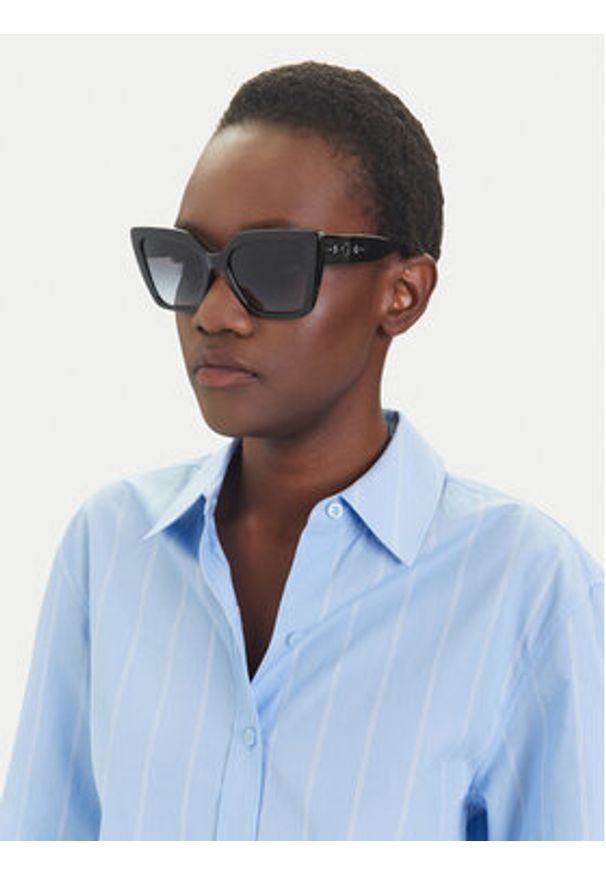 Guess Okulary przeciwsłoneczne GU00162 Czarny. Kolor: czarny
