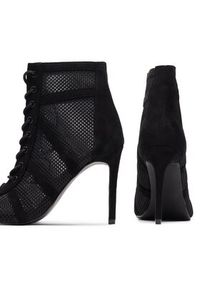 Jenny Fairy Botki TINA H8372-1 Czarny. Kolor: czarny. Materiał: materiał #2