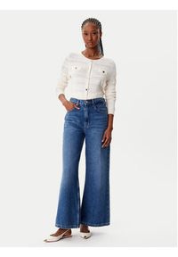Morgan Kardigan 252-MNAHIA Beżowy Slim Fit. Kolor: beżowy. Materiał: syntetyk #3