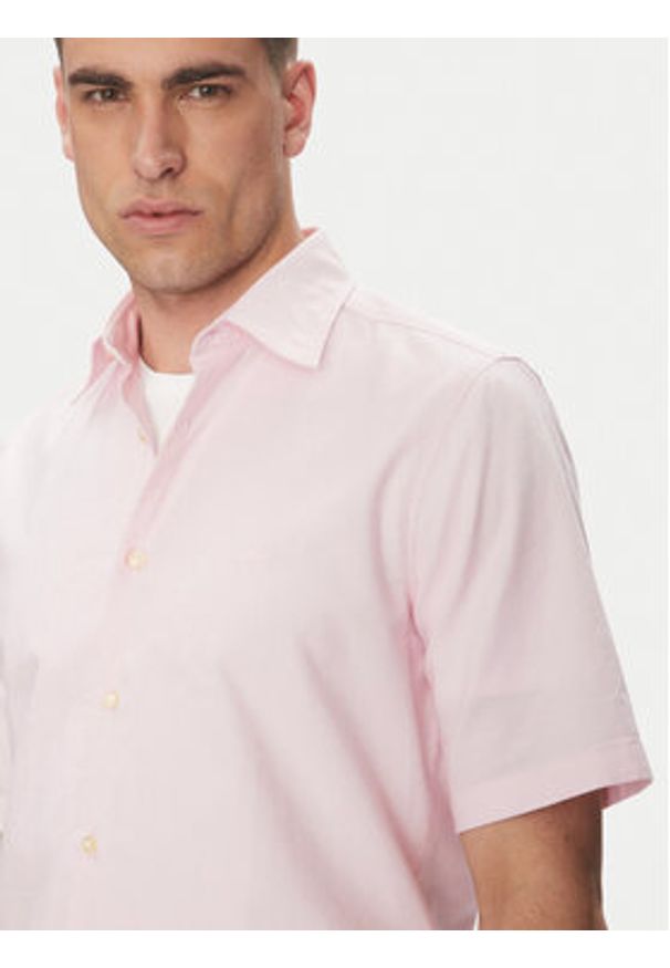 BOSS Koszula Rash_2 50537332 Różowy Regular Fit. Kolor: różowy. Materiał: bawełna
