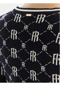 Fracomina Kardigan FR25WT8036K414F8 Granatowy Regular Fit. Kolor: niebieski. Materiał: syntetyk #3