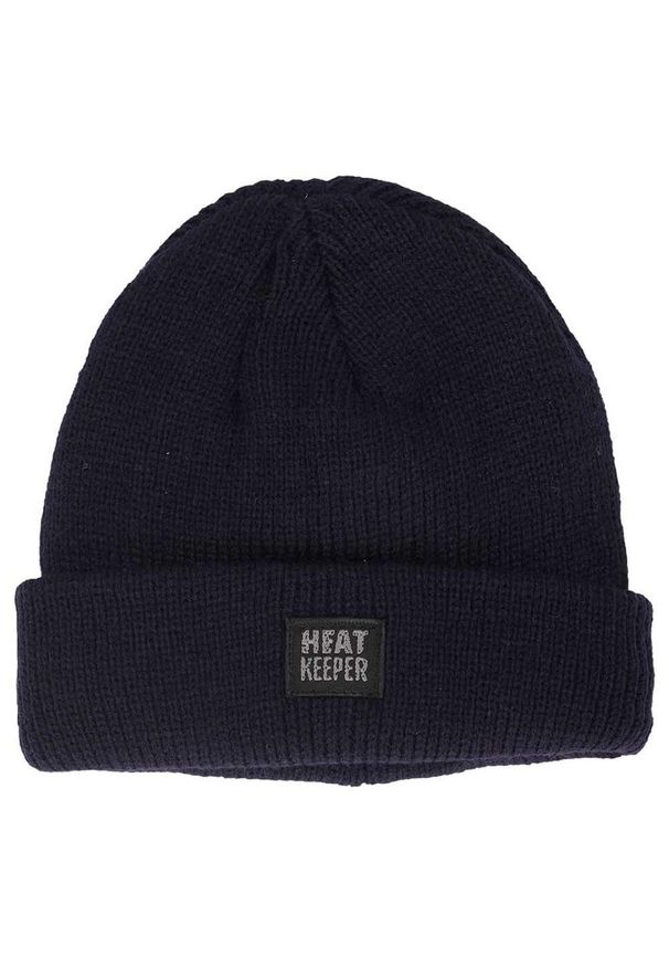 HEAT KEEPER - Wodoodporna i wiatroszczelna czapka termoaktywna Heatkeeper w kolorze granatowy. Kolor: niebieski. Sezon: zima. Styl: sportowy