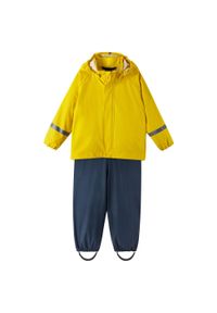 Komplet przeciwdeszczowy dziecięcy Reima Tihku kurtka+spodnie. Kolor: żółty