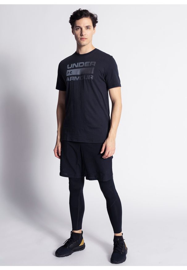 Koszulka męska Under Armour Team Issue Wordmark SS (1329582-001). Kolor: czarny. Sport: fitness