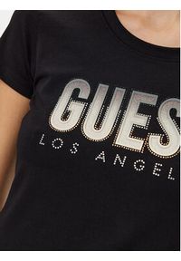 Guess T-Shirt W5GI14 J1314 Czarny Regular Fit. Kolor: czarny. Materiał: bawełna