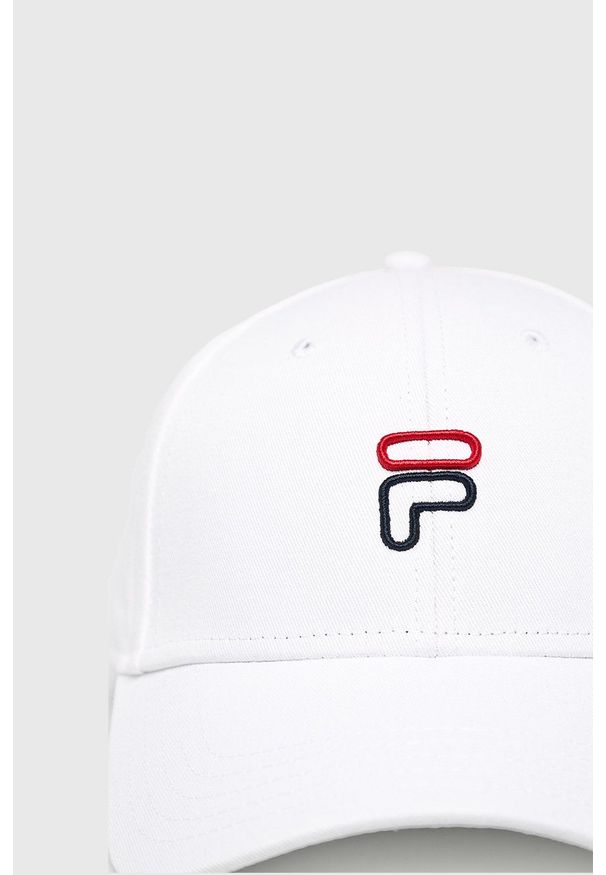 Fila - Czapka. Kolor: biały