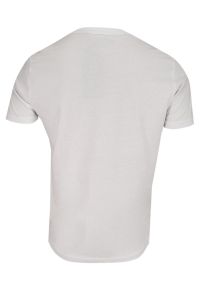 Brave Soul - Biały T-Shirt (Koszulka) z Nadrukiem -BRAVE SOUL- Męski, Brodacz, Okrągły Dekolt, Barber, Twarze. Okazja: na co dzień. Kolor: biały. Materiał: bawełna. Wzór: nadruk. Styl: casual #2