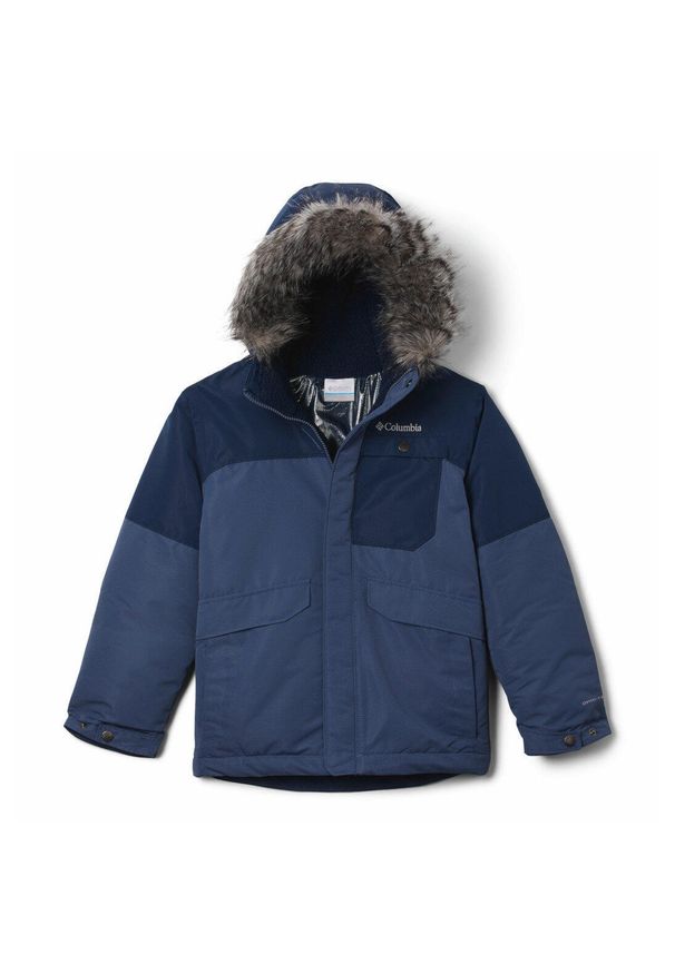 columbia - Kurtka Zimowa Dziecięca Columbia Nordic Strider Jacket. Kolor: niebieski. Sezon: zima