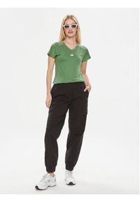 Adidas - adidas Koszulka techniczna Train Essentials IS3964 Zielony Slim Fit. Kolor: zielony. Materiał: syntetyk #6