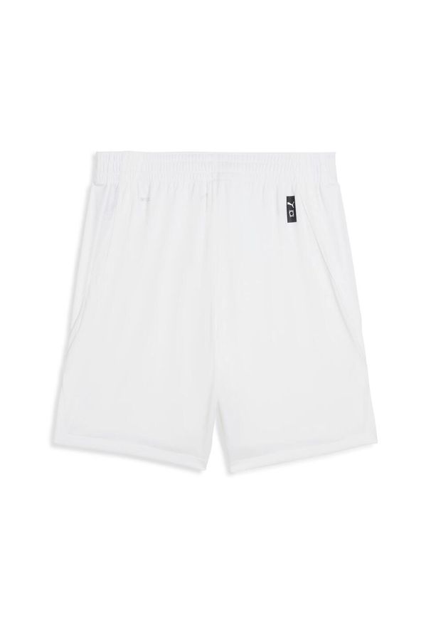 Puma - Spodenki koszykarskie męskie PUMA teamJAWS Starter. Kolor: biały. Sport: koszykówka