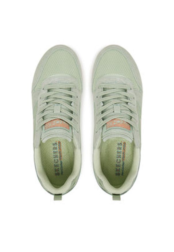 skechers - Skechers Sneakersy Og 85-Goldn Gurl 111/SAGE Zielony. Kolor: zielony. Materiał: materiał