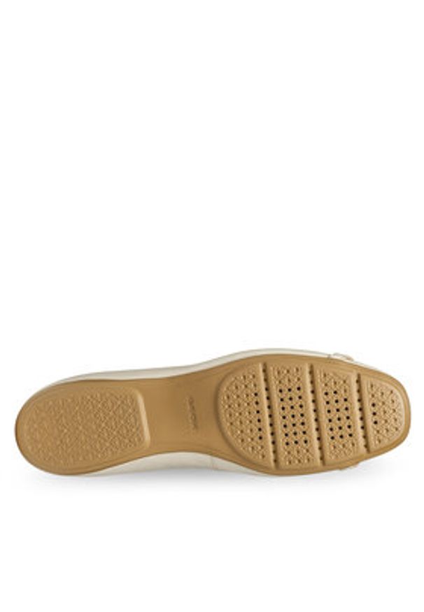 Geox Baleriny D Annytah D557NB 00085 C1122 Beżowy. Kolor: beżowy. Materiał: skóra
