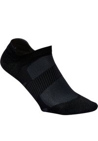 NEWFEEL - Skarpetki do chodzenia WS 500 Fresh Invisible czarne. Kolor: czarny. Materiał: poliamid, elastan. Sport: turystyka piesza