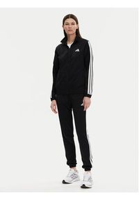 Adidas - adidas Bluza Tricot 3-Stripes JC8889 Czarny Regular Fit. Kolor: czarny. Materiał: syntetyk