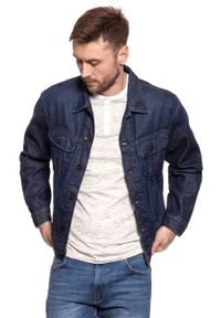 Lee - KURTKA JEANSOWA LEE RIDER JACKET DARK ELECTRIC L89ZITOU 112123982. Materiał: jeans #4