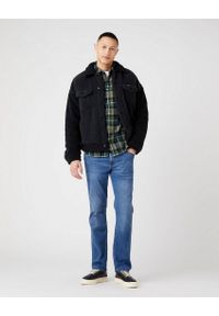 Wrangler - WRANGLER WESTERN SHIRT MĘSKA KOSZULA W KRATĘ DŁUGI RĘKAW LOGO DEEP LICHEN W5B4CMX1X. Długość rękawa: długi rękaw. Długość: długie #3