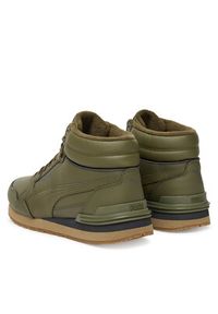 Puma Sneakersy St Runner V4 Mid 402893 06 Khaki. Kolor: brązowy. Materiał: skóra #6