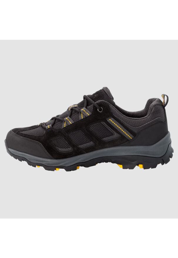 Buty trekkingowe męskie Jack Wolfskin Vojo 3 Texapore Low. Zapięcie: sznurówki. Kolor: brązowy, czarny, wielokolorowy. Materiał: skóra, materiał. Szerokość cholewki: normalna