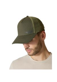 Czapka z daszkiem bawełniana Rab Trucker Logo Cap. Kolor: zielony. Materiał: bawełna
