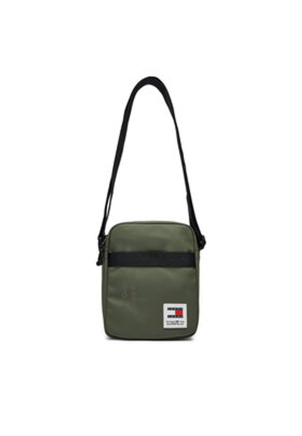 Tommy Jeans Saszetka Tjm Daily + Reporter AM0AM12408 Khaki. Kolor: brązowy. Materiał: skóra