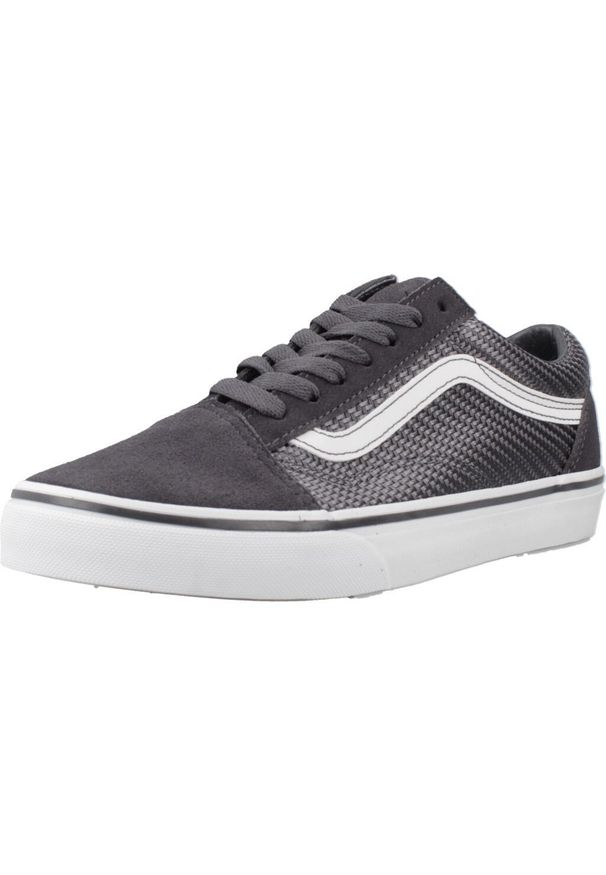 Vans - Buty VANS OLD SKOOL Szary. Okazja: na co dzień. Kolor: szary. Materiał: tkanina. Model: Vans Old Skool