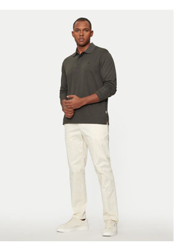 Jack & Jones - Jack&Jones Polo Crodney 12259645 Écru Regular Fit. Typ kołnierza: polo. Materiał: syntetyk