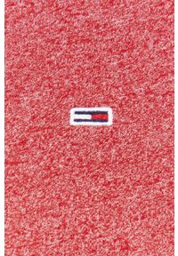 Tommy Jeans t-shirt męski kolor bordowy melanżowy. Kolor: czerwony. Materiał: bawełna, dzianina. Wzór: melanż. Styl: klasyczny #2