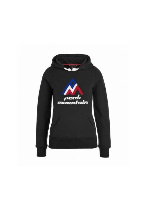 PEAK MOUNTAIN - Damska bluza molleteon Peak Mountain Adriver. Kolor: czarny. Sezon: zima. Sport: narciarstwo