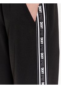 DKNY Sport Spodnie dresowe DP2P3170 Czarny Classic Fit. Kolor: czarny. Materiał: dresówka, syntetyk #5