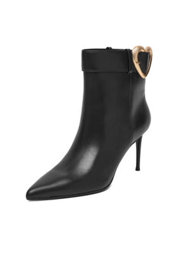 Eva Minge Botki EO-GAIA-2502-105 Czarny. Kolor: czarny. Materiał: skóra