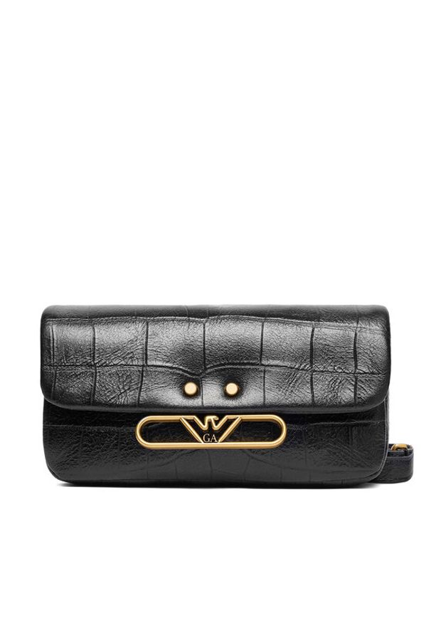 Emporio Armani Torebka EW002926 AF17666 UC001 Czarny. Kolor: czarny. Materiał: skórzane