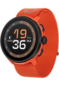 SUUNTO - Zegarek sportowy Suunto Run Coral Orange (SS051112000). Styl: sportowy