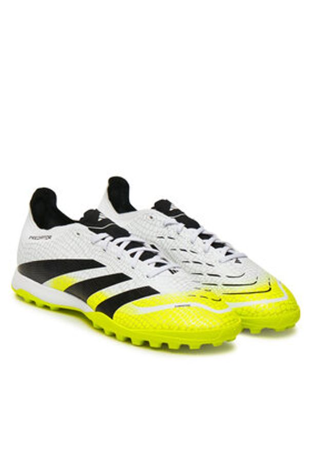 Adidas - adidas Buty do piłki nożnej Predator League JI1132 Biały. Kolor: biały. Materiał: skóra