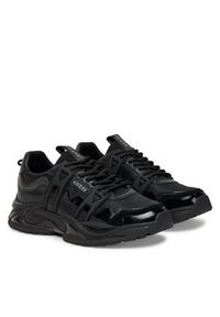 Guess Sneakersy 178499 Czarny. Kolor: czarny. Materiał: skóra