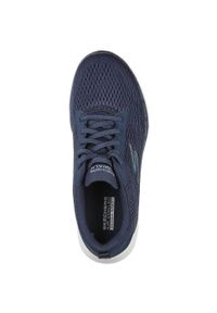 skechers - Adidasy Skechers Go Walk 6-bold Visio, Kobiety. Kolor: niebieski. Materiał: materiał. Sport: fitness