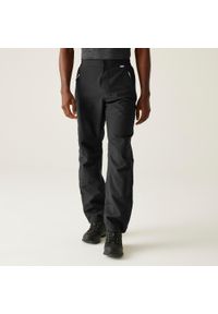 Regatta - Męskie spodnie turystyczne Highton Stretch. Kolor: wielokolorowy, czarny, zielony, brązowy. Sezon: lato. Sport: turystyka piesza #1