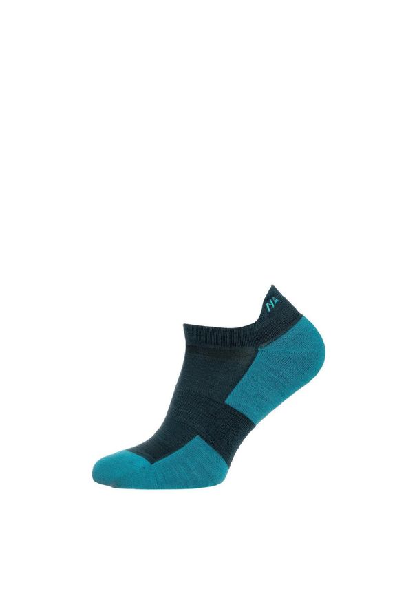 NA GIEAN - Skarpety Trekkingowe Na Giean Light Weight No Show Running Blue. Kolor: niebieski. Materiał: wełna. Sport: bieganie