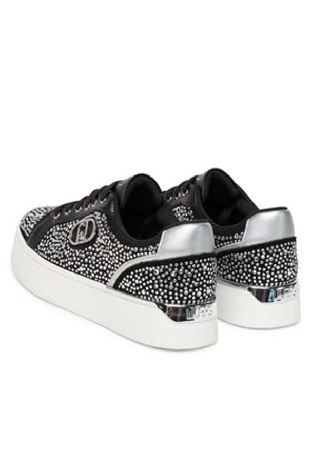 Liu Jo Sneakersy Pretty 06 BF5041 PX353 Czarny. Kolor: czarny. Materiał: skóra