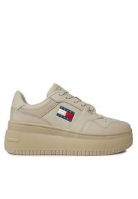 Sneakersy Tommy Jeans. Kolor: beżowy